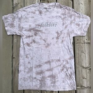 Taylor Swift Folklore Album Tie Dye T-shirt Size Small New